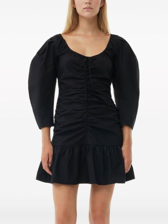  가니 숏 원피스 F9171 black - GANNI