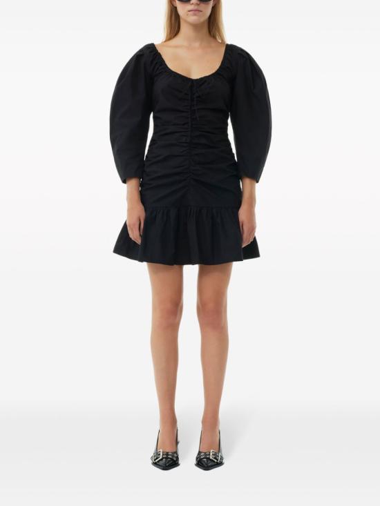  가니 숏 원피스 F9171 black - GANNI