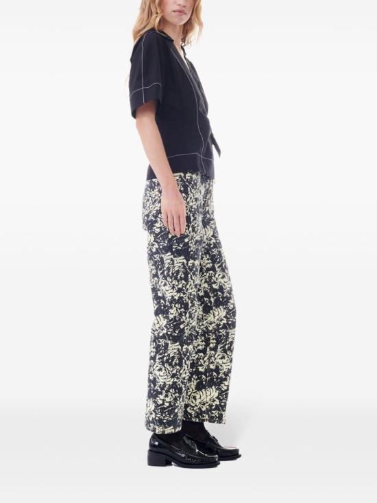  가니 블라우스 F9338 black - GANNI