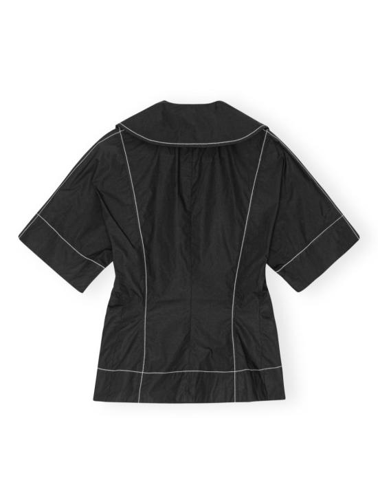  가니 블라우스 F9338 black - GANNI