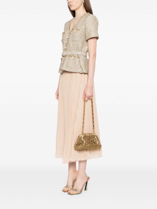  셀프 포트레이트 클러치/파우치 PF24321GL gold - SELF PORTRAIT