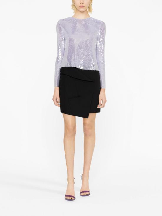  셀프 포트레이트 블라우스 PF23102TL lilac - SELF PORTRAIT