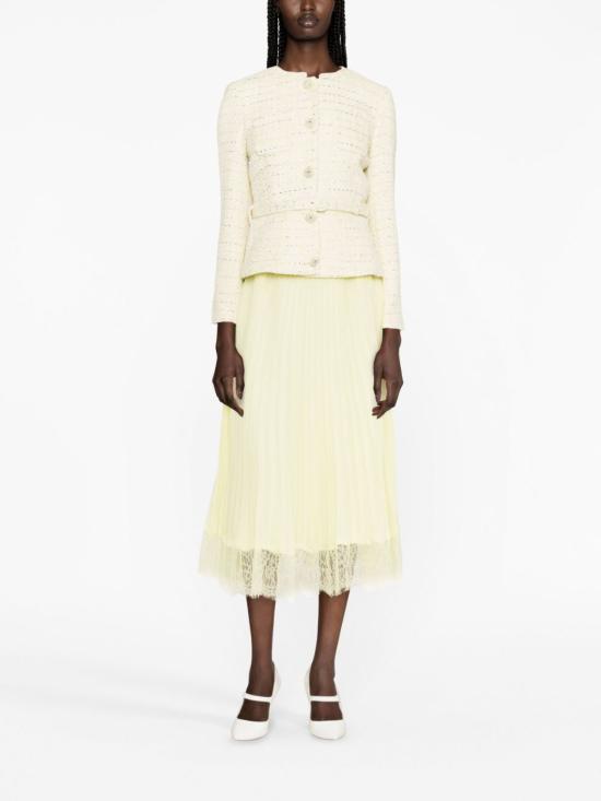  셀프 포트레이트 미디 스커트 PF23087MY - SELF PORTRAIT