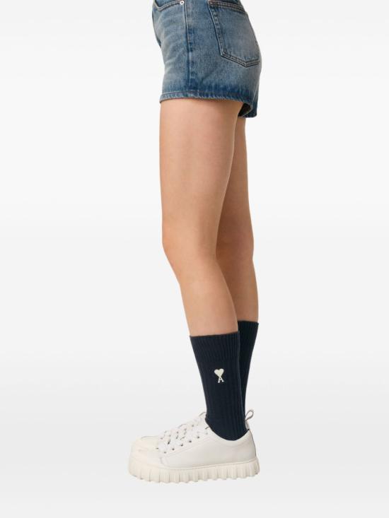  아미 양말 E25USC023379 navy - AMI