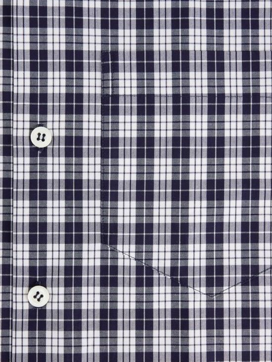  아미 셔츠 USH125CO0012 navy - AMI