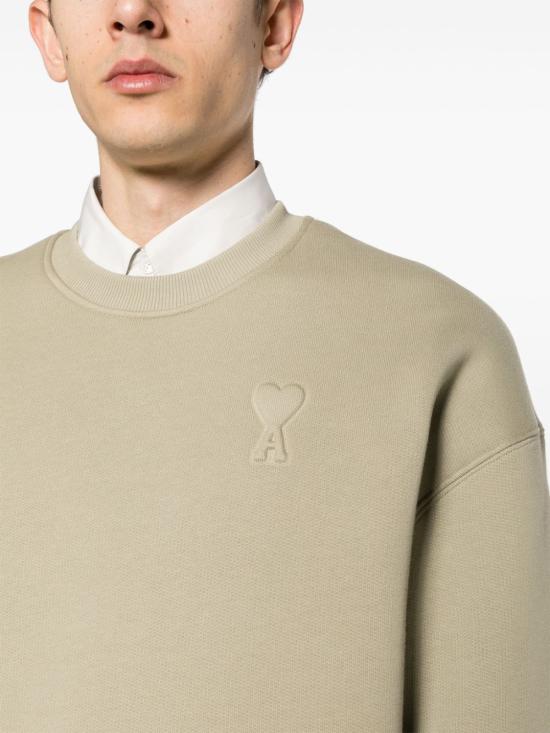  아미 긴팔 티셔츠 USW025749 sage - AMI