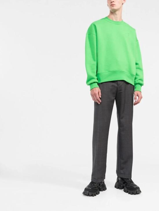  아미 긴팔 티셔츠 USW012740H22 green - AMI