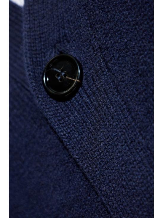  아미 가디건 UKC044KN0028 blue - AMI