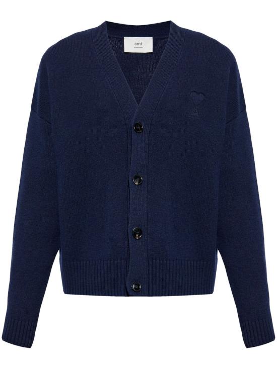  아미 가디건 UKC044KN0028 blue