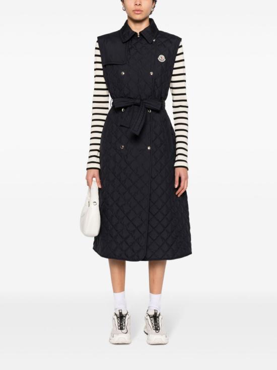  몽클레어 베스트 J10931A0005654A81 navy - MONCLER