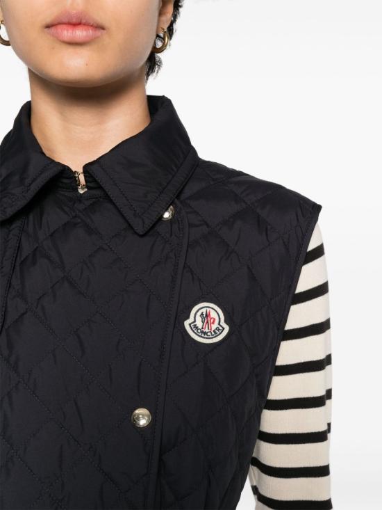  몽클레어 베스트 J10931A0005654A81 navy - MONCLER