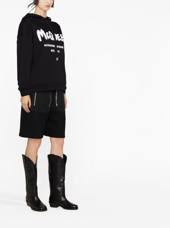  알렉산더 맥퀸 후드 티셔츠 674882QZAHR - ALEXANDER MCQUEEN