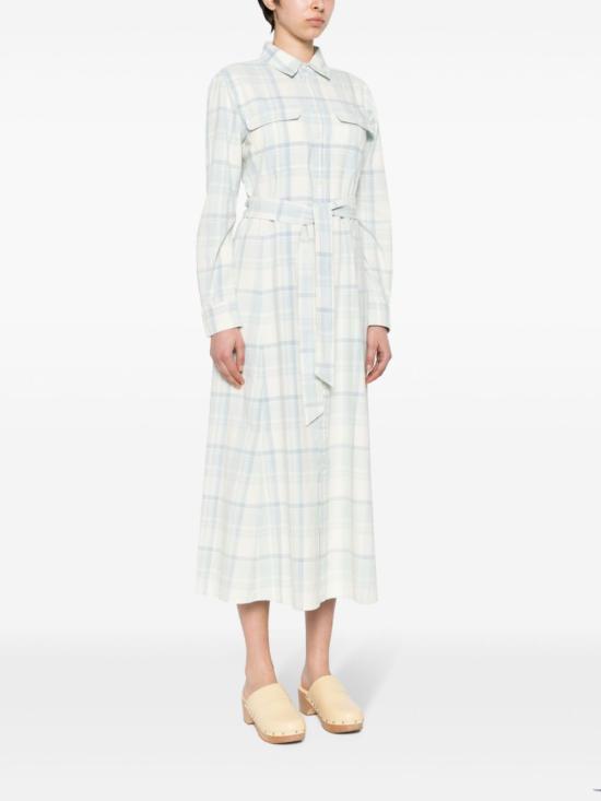  폴로 랄프로렌 미디 원피스 211925095001 blue - POLO RALPH LAUREN