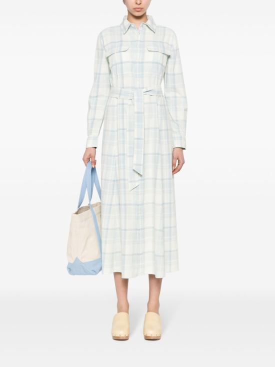  폴로 랄프로렌 미디 원피스 211925095001 blue - POLO RALPH LAUREN