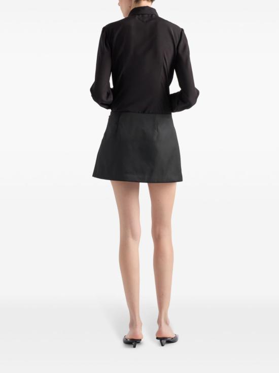  프라다 숏 스커트 21H986SOOO1WQ8 black - PRADA