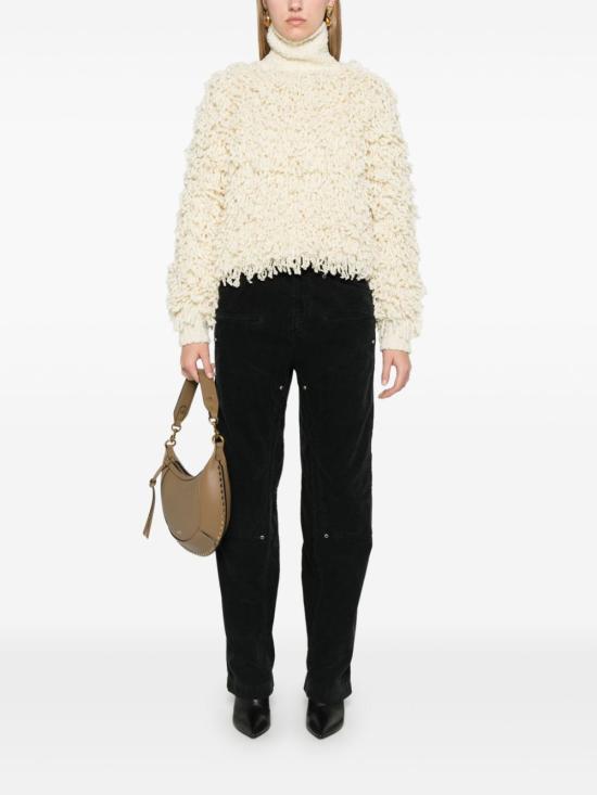  이자벨마랑 테이퍼드 팬츠 PA0432FBB4G03I black - ISABEL MARANT