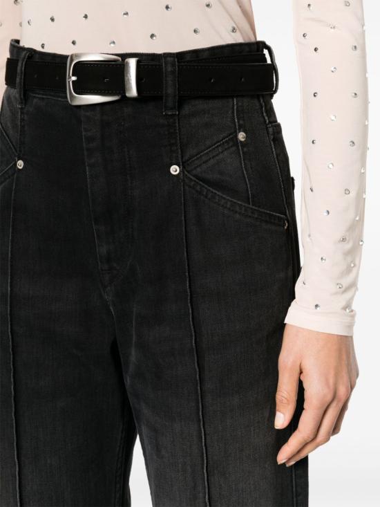  이자벨마랑 데님 팬츠 PA0054FDB1H06I black - ISABEL MARANT