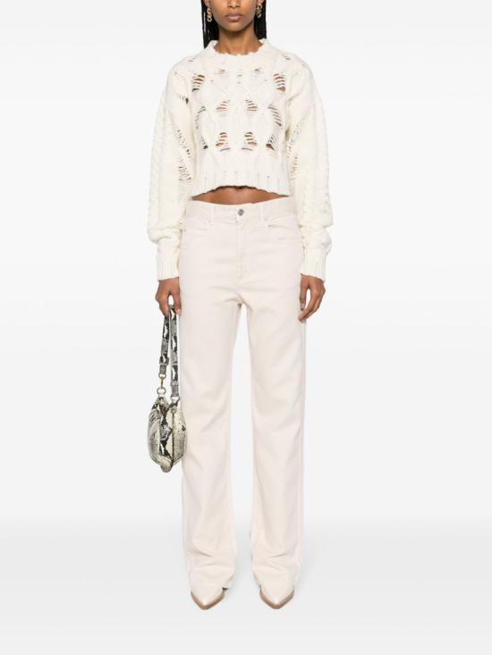  이자벨마랑 데님 팬츠 PA0002FDB1H07I ecru - ISABEL MARANT