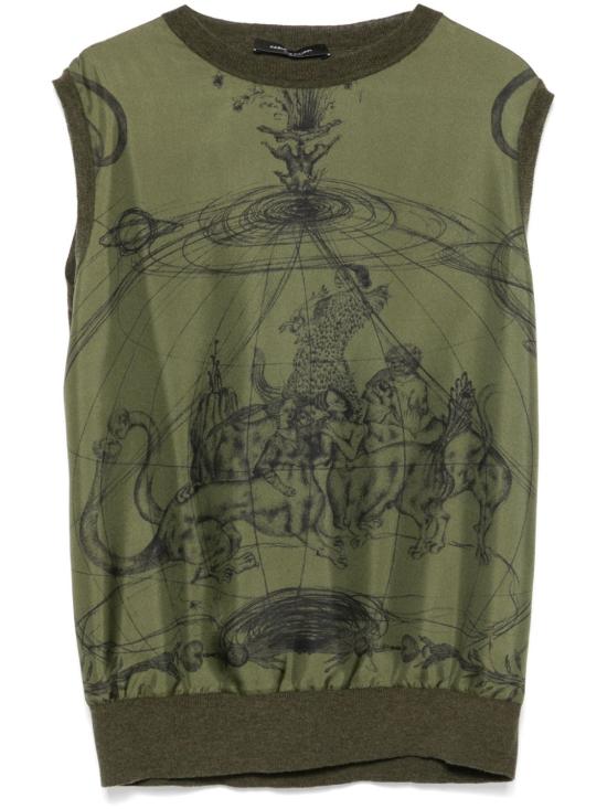  파비아나 필리피 민소매 티셔츠 MAD224F508L0370000 green