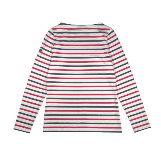  세인트제임스 긴팔 티셔츠 세인트 제임스 민퀴다메 트라이 컬러 티셔츠 - SAINT JAMES