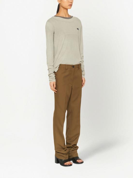  미우미우 스트레이트 팬츠 MP1666S23112NJ - MIU MIU