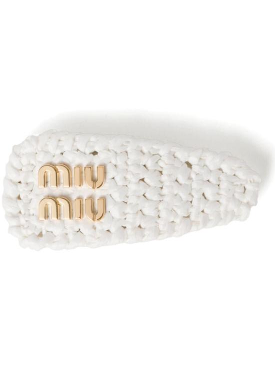  미우미우 헤어 액세서리 5IF0922F73 white