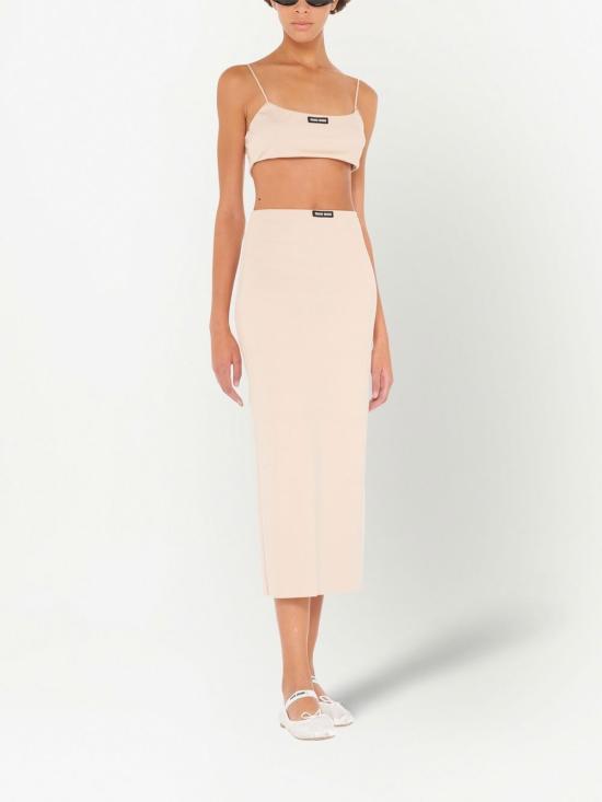  미우미우 민소매 티셔츠 RG9440S23112DK - MIU MIU