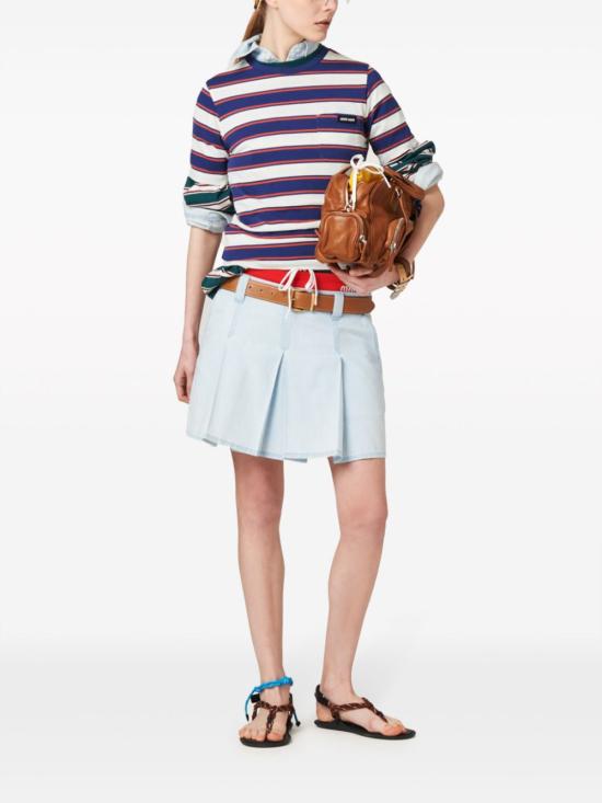  미우미우 숏 스커트 GWD328SOOO14UT blue - MIU MIU