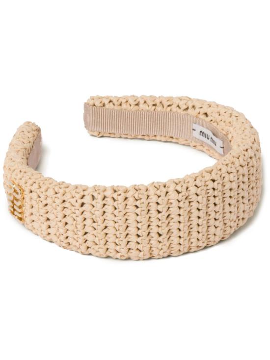  미우미우 헤어 액세서리 5IH0252F73 beige