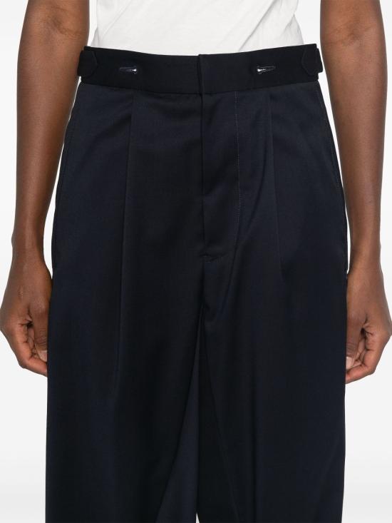  비비안웨스트우드 스트레이트 팬츠 1F01000LW00QNAAA navy - VIVIENNE WESTWOOD