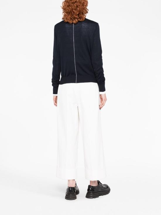  톰브라운 스트레이트 팬츠 FTC444UF0345 white - THOM BROWNE