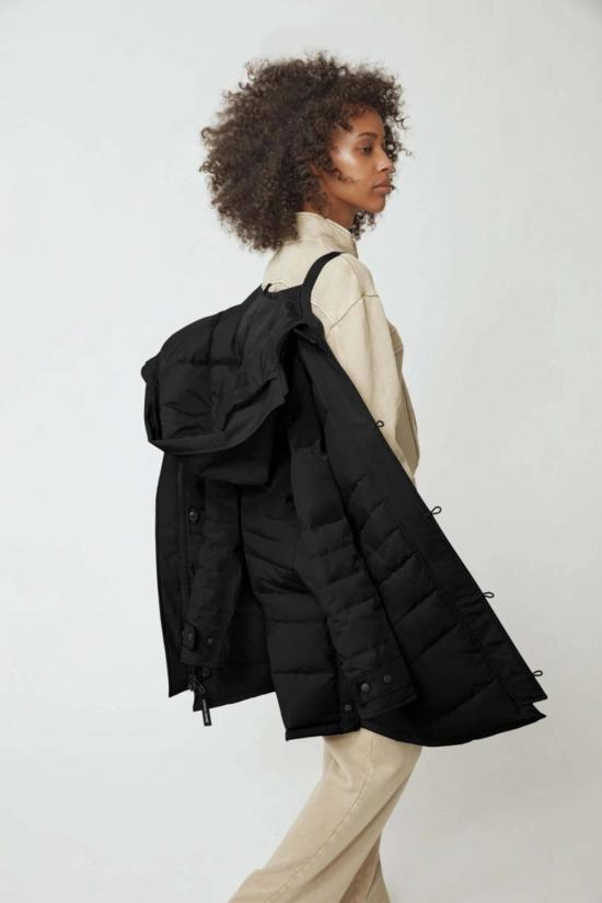  캐나다구스 롱패딩 로렛 파카 블랙 누아르 - CANADA GOOSE