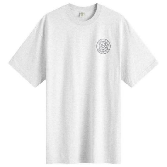  스포티앤리치 반팔 티셔츠 TO042S406CH HEATHER GRAY NAVY DOM