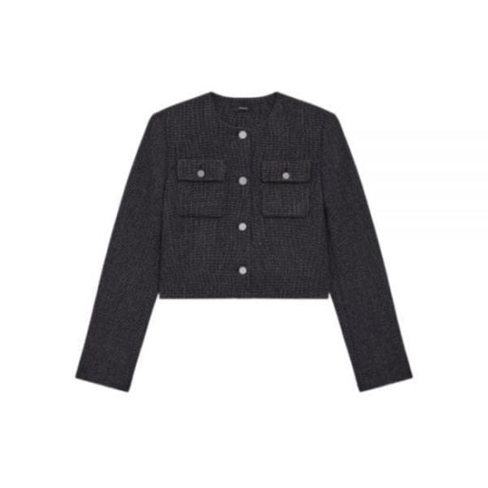  띠어리 자켓 O0805108A08 CHARCOAL MELANGE DOM