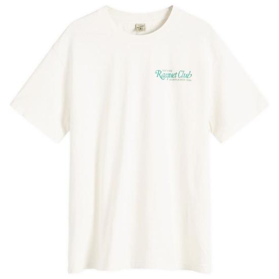  스포티앤리치 반팔 티셔츠 TO042S416RC COCONUT CARIBBEAN DOM