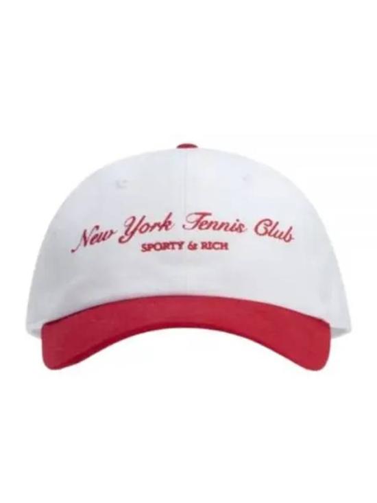  스포티앤리치 모자 AC039S406NW WHITE BRIGHT RED DOM