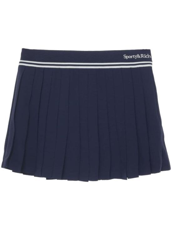  스포티앤리치 숏 스커트 SK012S409SN NAVY OFF WHITE DOM