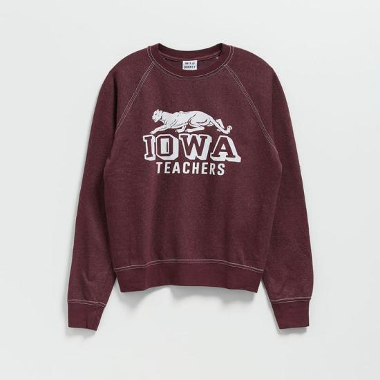  와일드 동키 긴팔 티셔츠 FR TEACHERS DYED BURGUNDY DOM