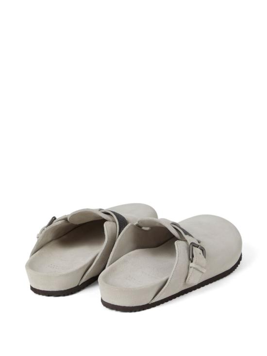  브루넬로 쿠치넬리 뮬/슬리퍼 MZSFG2479PC9593 grey - BRUNELLO CUCINELLI