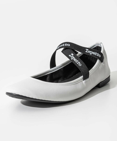  레페토 플랫 슈즈 V184VED050 WHITE DOM