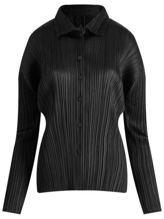 24FW 플리츠플리즈 셔츠 PP48JJ10515 BLACK DOM