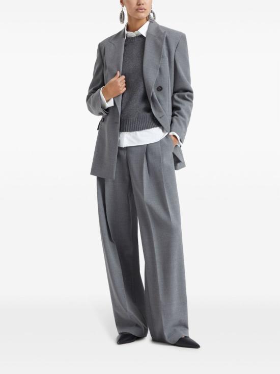  브루넬로 쿠치넬리 수트 팬츠 MD584P8685C011 grey - BRUNELLO CUCINELLI