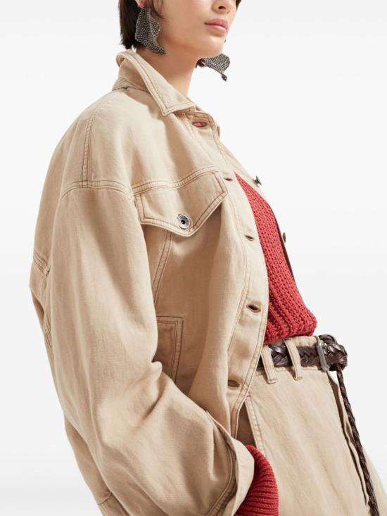  브루넬로 쿠치넬리 자켓 ML996FX716C2910 sand beige - BRUNELLO CUCINELLI