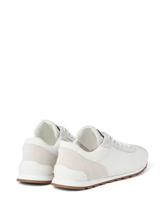  브루넬로 쿠치넬리 스니커즈 MZSFG2926C159 white - BRUNELLO CUCINELLI
