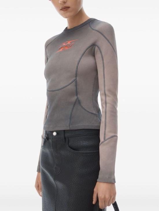  알렉산더 왕 긴팔 티셔츠 4CC1251532208A - ALEXANDER WANG