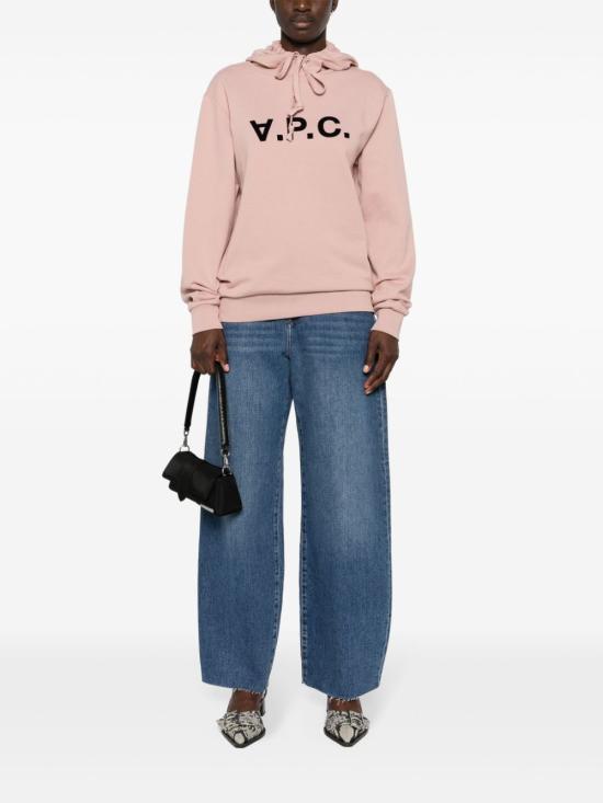  아페쎄 후드 티셔츠 COHBNM27908 powder - A.P.C.