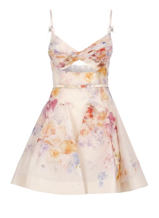 25SS 짐머만 숏 원피스 2424DR251MUFL MULTI FLORAL