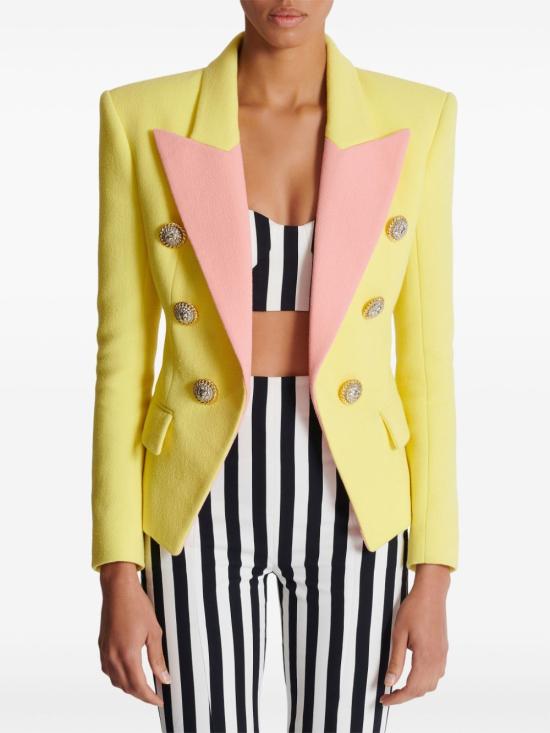  발망 수트 자켓 DF1SM340WB86 pink - BALMAIN