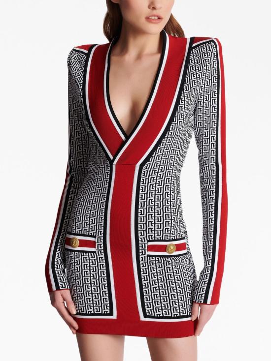  발망 점프수트 BF1R8562KE89 blue - BALMAIN