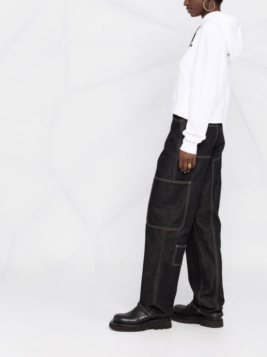  발망 후드 티셔츠 YF1JP000BB01 - BALMAIN